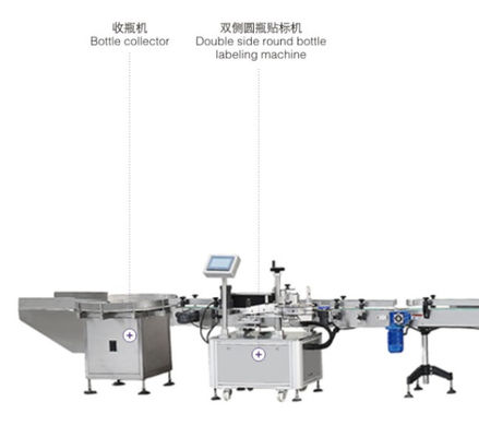 1000ml Liquid Filling Capping Dan Lini Produksi Mesin Pelabelan