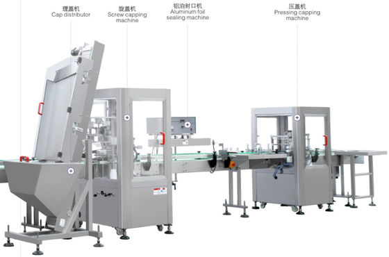 50L Automatic Filling Packing Machine 20bph Botol Screw Capping Machine