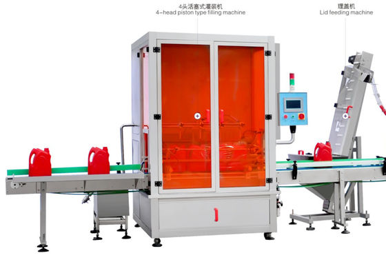 Mesin Pelabelan Botol Plastik Perak Cap Sealer 20bpm