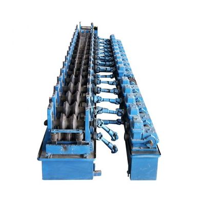 Mesin Roll Forming Red Crash Barrier 15m / mnt Pengumpanan Manual 3T