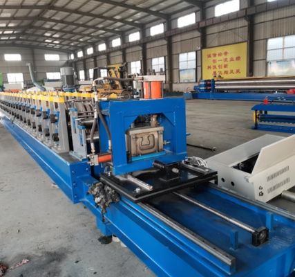 20m / mnt Lembaran Logam Mesin Roll Forming Pallet Rak Hidrolik