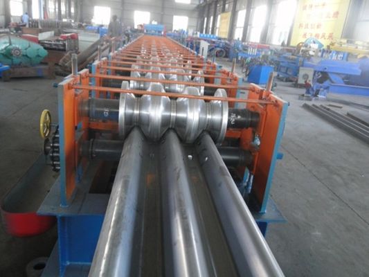 5T Highway Guardrail Roll Forming Machine 5m / mnt 15KW