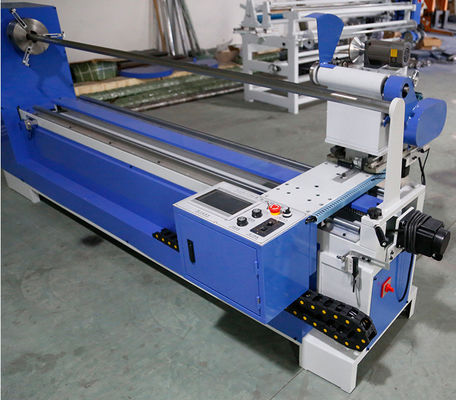 PLC Mesin Pemotong Strip Kain Gulung Otomatis Penuh Dengan Layar LCD