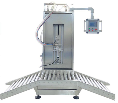 200L Single Head Filling Packaging Machine 150bph Untuk Bahan Cair