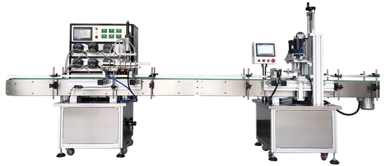 Pompa Peristaltik Mesin Pengisian Cairan Kontrol PLC Dispensing Capping