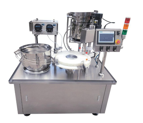 Diagnostik Reagen Liquid Filling Packing Machine 1.8kw Cap Screwing