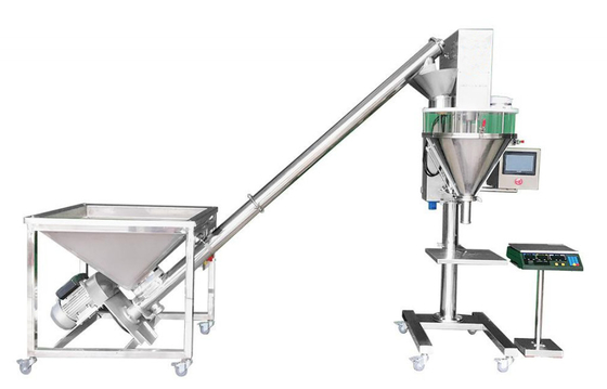 Spiral Metering Filling Packing Machine Mesin Pengemas Bubuk 2000bags / H