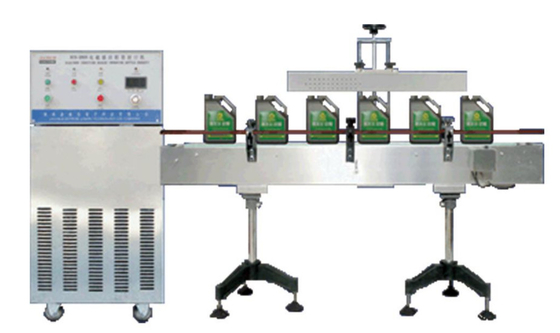 300b / Min Dia 200mm Aluminium Foil Sealing Machine 380V Untuk Bahan Kimia