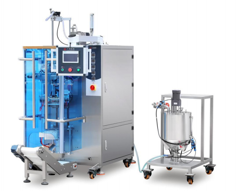 Servo Heat Sealing Filling Packing Machine 5.5kw Sus304 Kemasan Cair Dengan Servo Motor