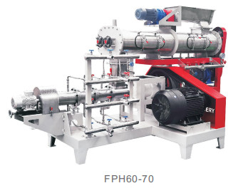 3000 - 4000kg / H Extruder Pakan Ikan Terapung 50Hz Untuk Cara Basah Hewan Stabil
