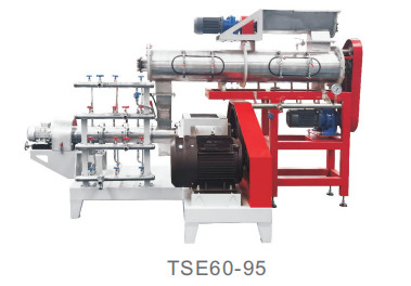 Wet Way Floating Fish Feed Extruder 22hp - 630hp Twin Screw Ramah Lingkungan
