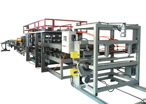 CE Sandwich Panel Roll Forming Machine 10m / mnt Untuk Genteng