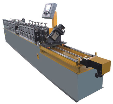 T Bar Keel Roll Forming Machine 8m / mnt 15 Stasiun Roller
