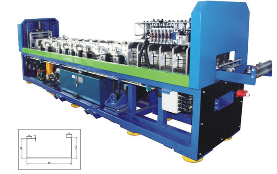 C140 Keel Roll Forming Machine 3.5T Konstruksi Baja Ringan Villa