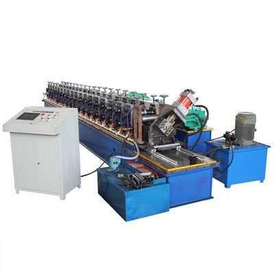 20m / mnt Cable Tray Roll Forming Machine Pemotong Hidrolik