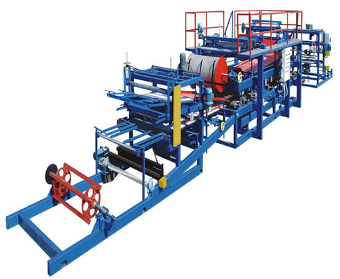 Mesin Roll Forming Panel Sandwich 4m / mnt 16T EPS Coil