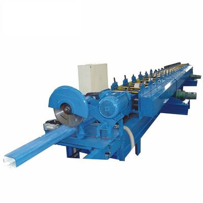 Mesin Roll Forming Pipa Air Hujan Downspout 15KW 8m / mnt