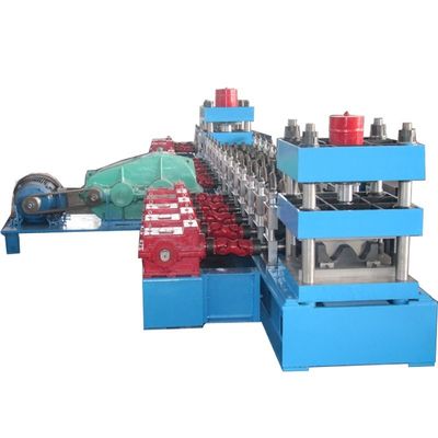 Road Barrier Sheet Metal Roll Forming Machines 12m / mnt
