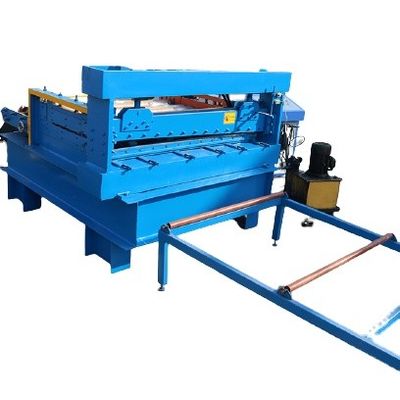 12m / mnt Mesin Roll Forming Baja Warna Dipotong ke Garis Panjang