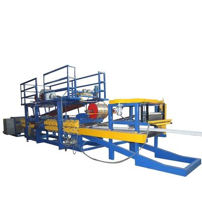 PU Sandwich Panel Roll Forming Machine 28KW Lini Produksi